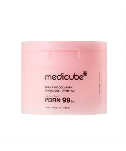 Medicube – PDRN Pink Collagen Toning Gel Toner Pad